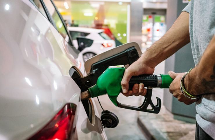benzina in auto alimentata a diesel